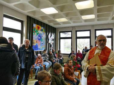 Palmsontag in St. Crescentius - Beginn der Heiligen Woche (Foto: Karl-Franz Thiede)